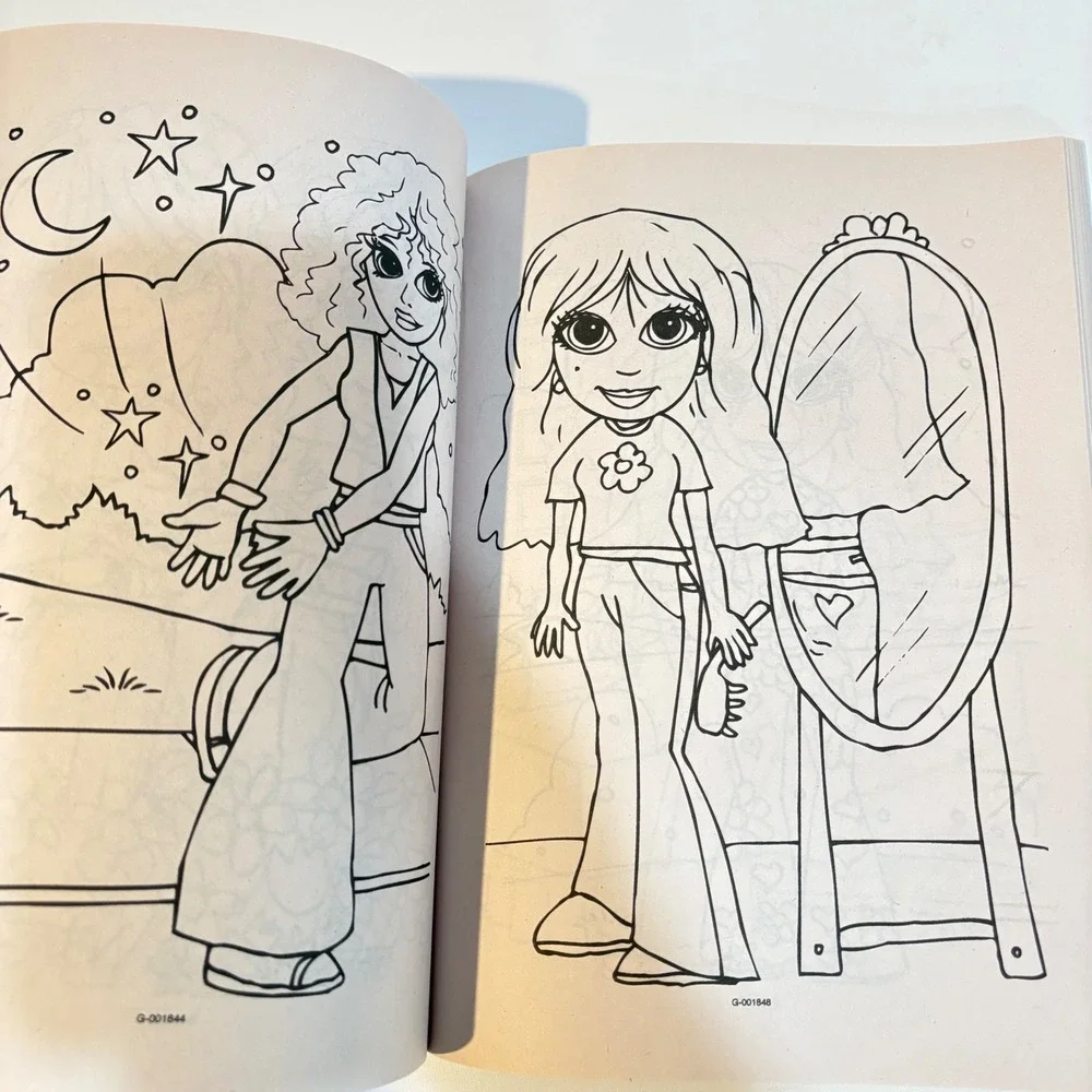 Get Together Girls Jumbo Coloring and Activity Book Y2K Fashion Tear-Out Pages